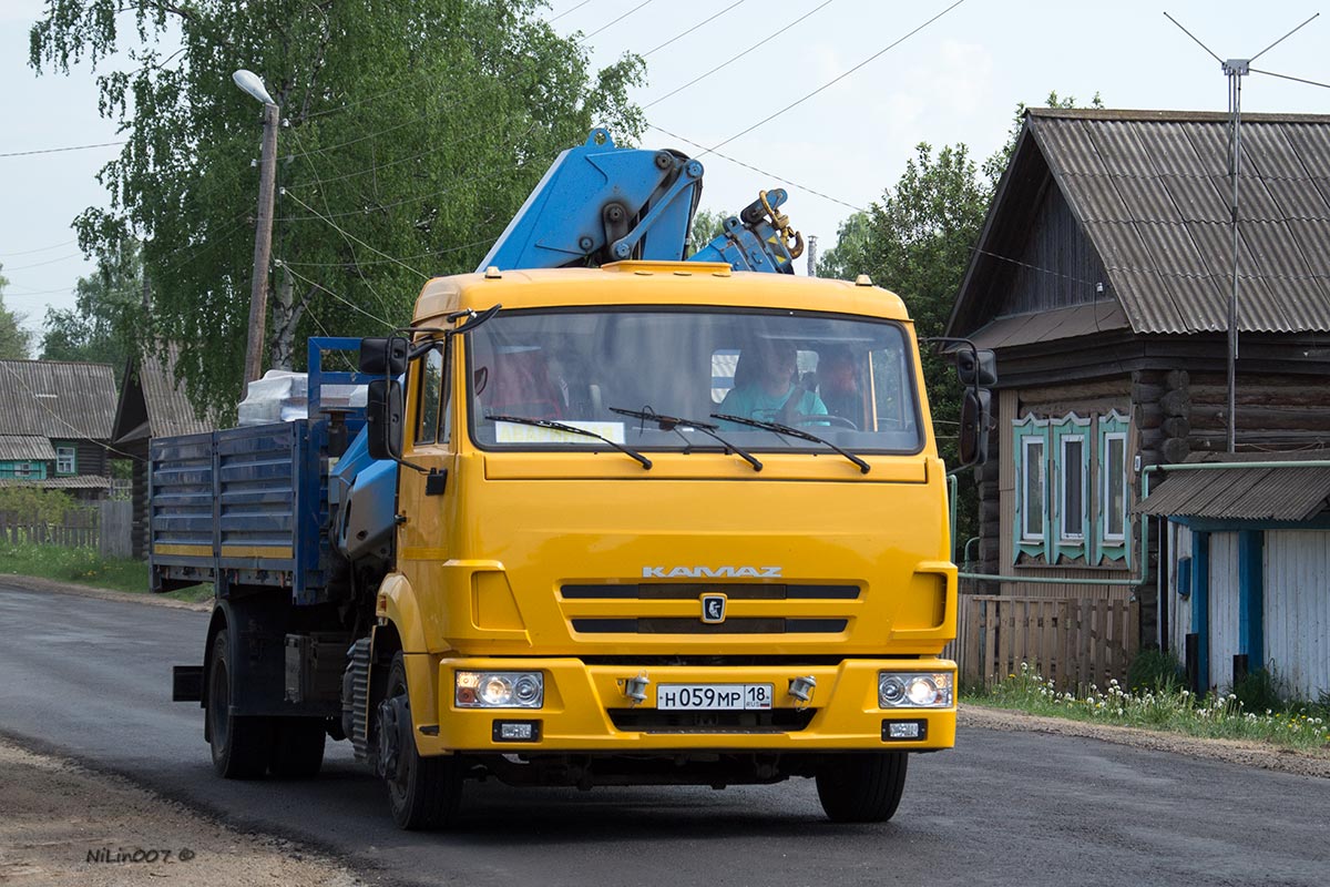 Удмуртия, № Н 059 МР 18 — КамАЗ-4308-C4(25)