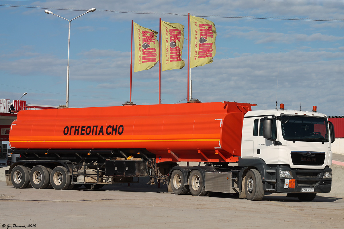 Саха (Якутия), № С 605 КУ 14 — MAN TGS 26.440