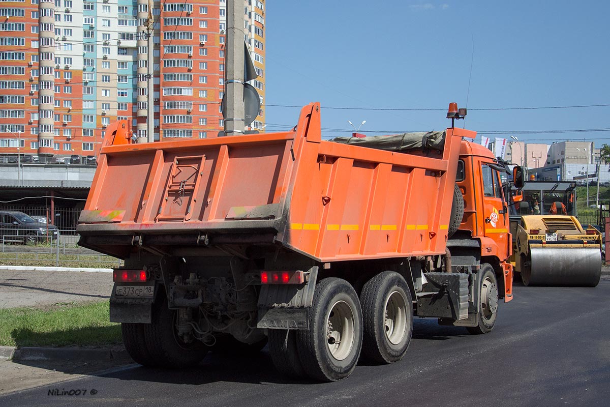 Удмуртия, № Е 373 СР 18 — КамАЗ-65115 (общая модель)
