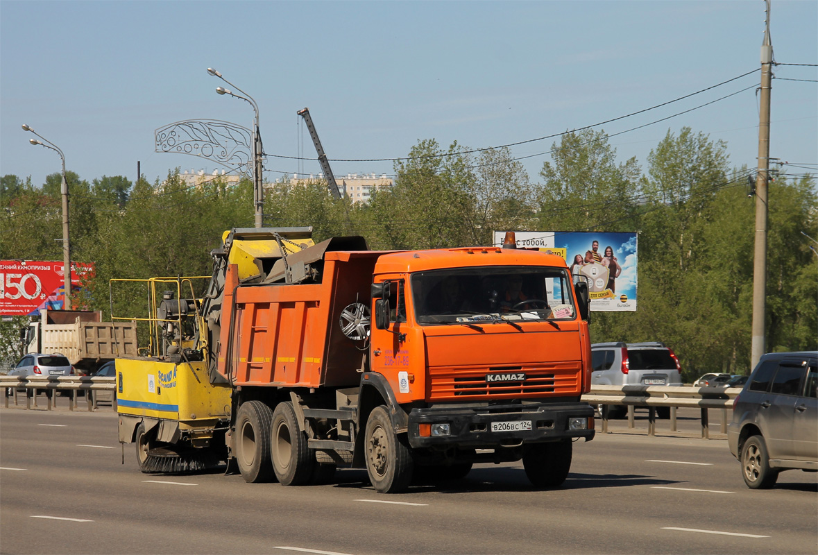 Красноярский край, № В 206 ВС 124 — КамАЗ-65115-D3(97)
