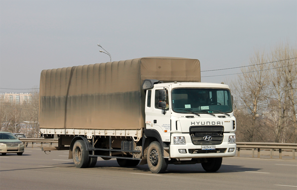Красноярский край, № У 623 КМ 124 — Hyundai Power Truck HD170