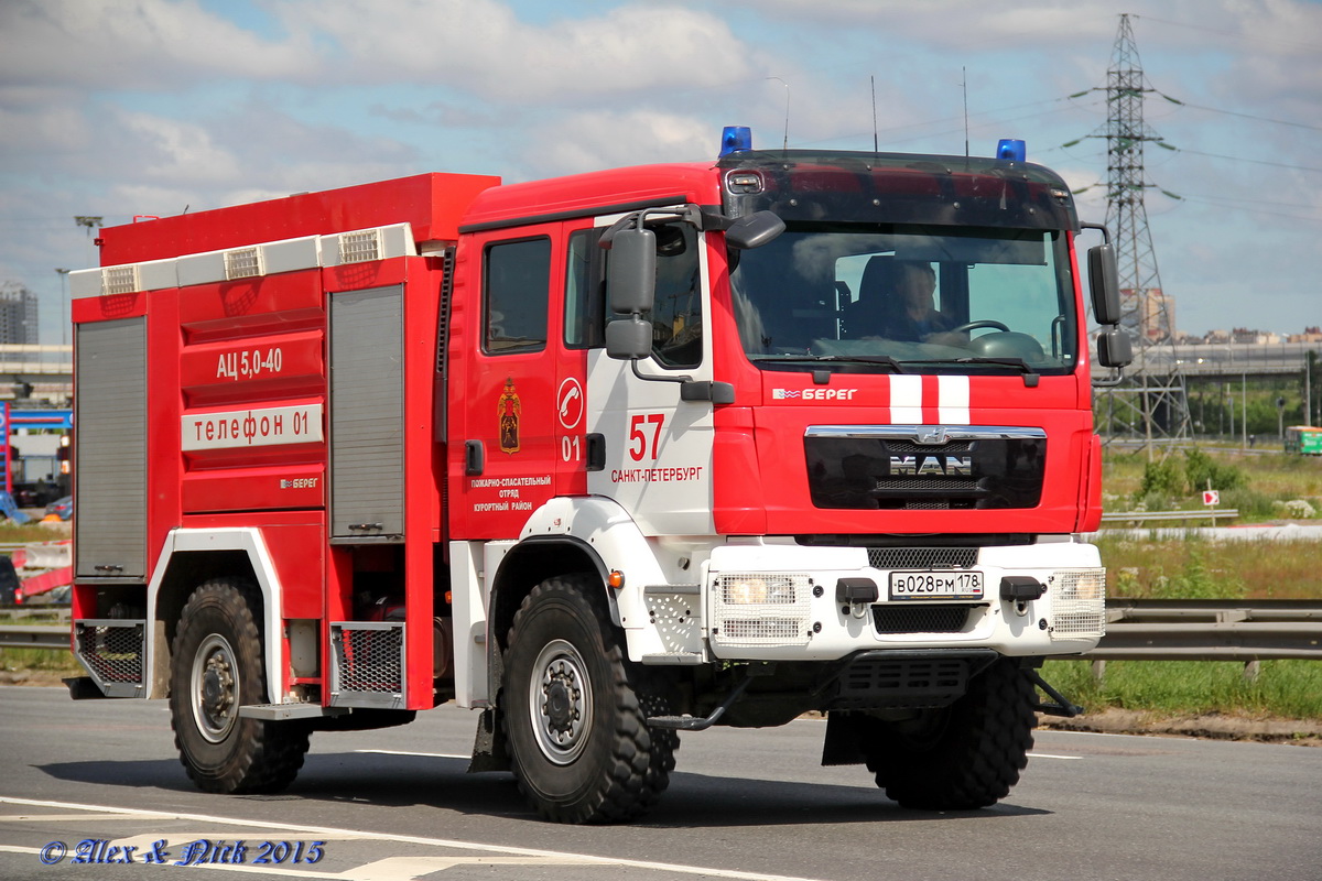 Санкт-Петербург, № В 028 РМ 178 — MAN TGM 18.340