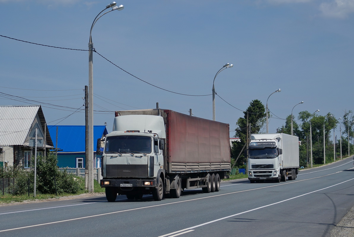 Липецкая область, № К 502 НТ 48 — МАЗ-54329
