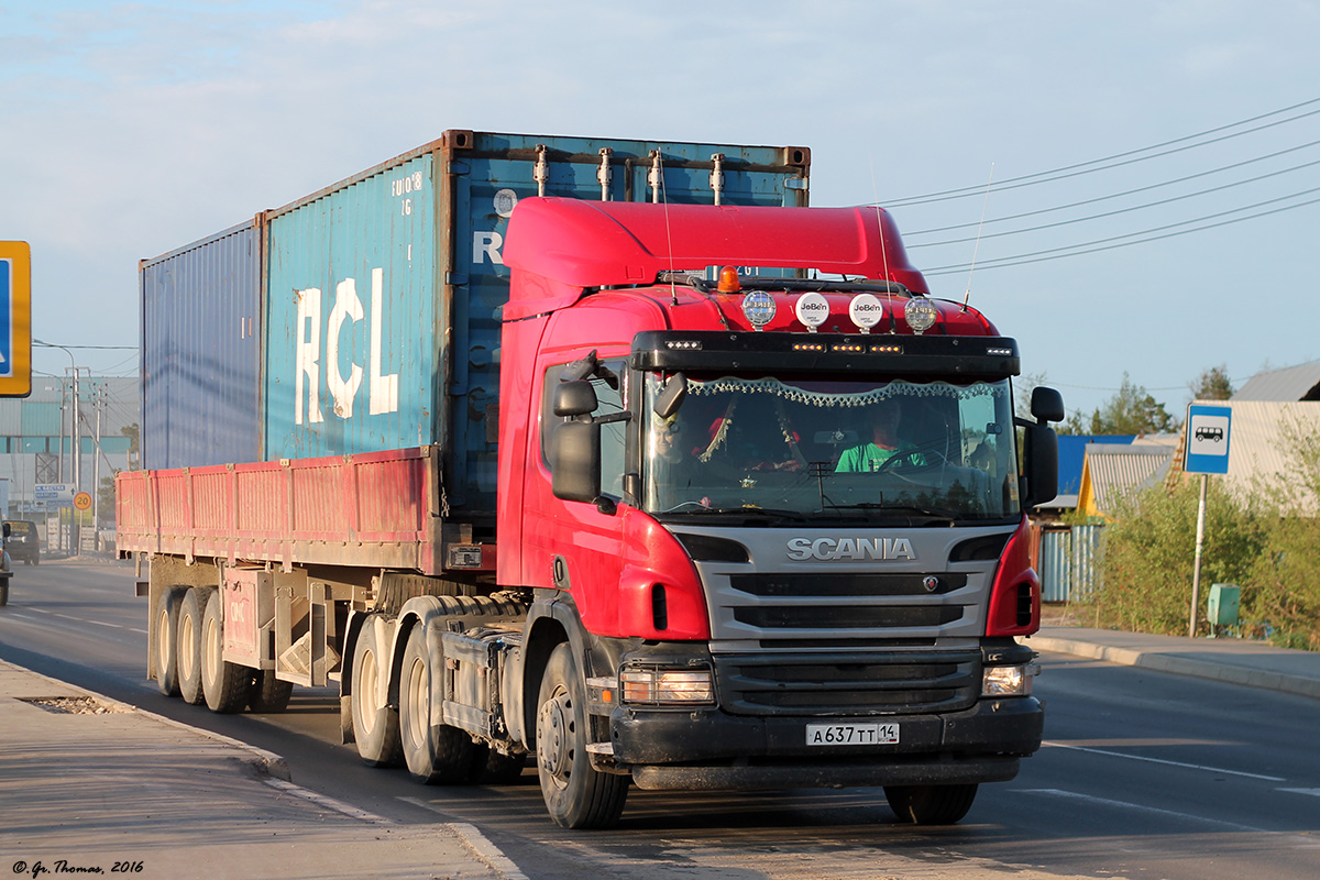 Саха (Якутия), № А 637 ТТ 14 — Scania ('2009-2011, общая модель)