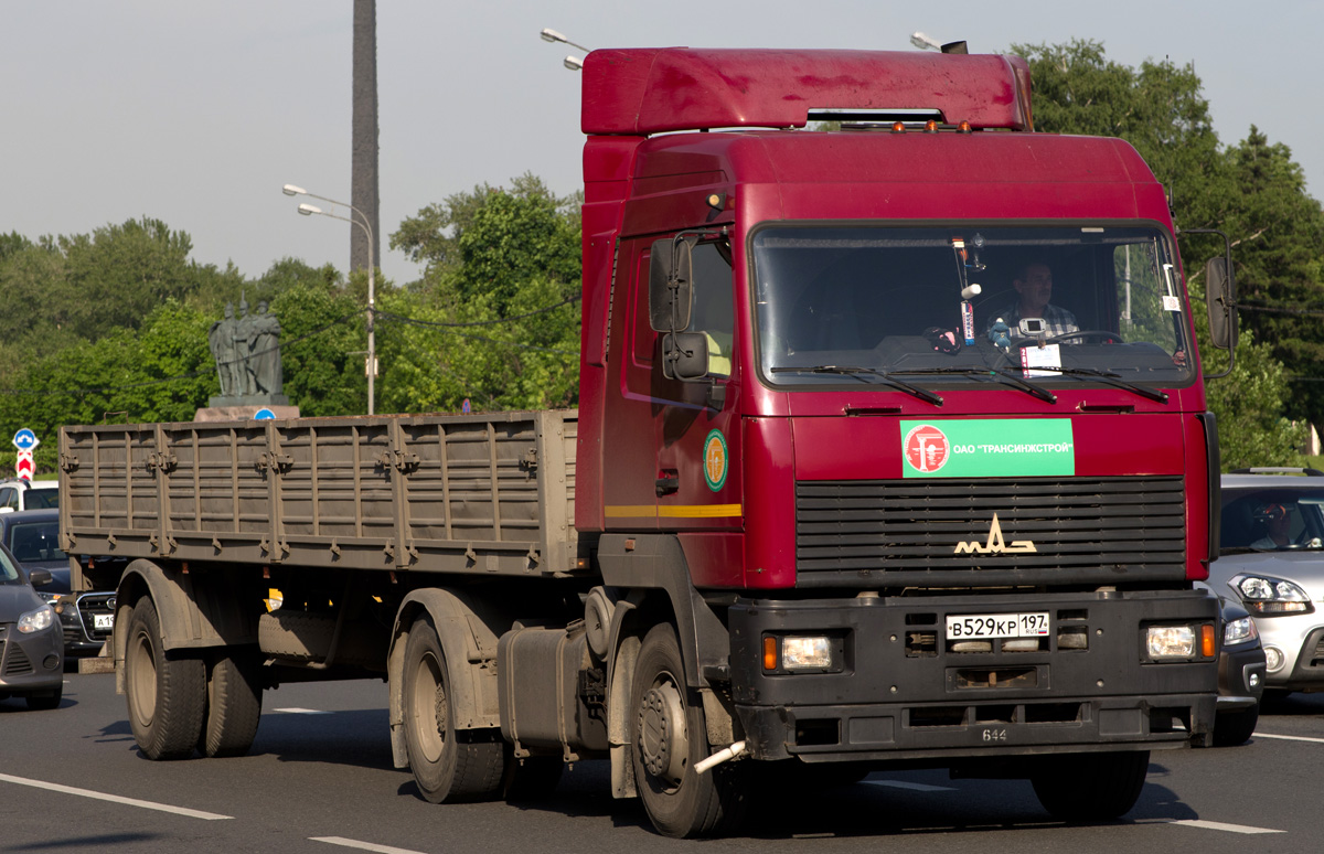 Москва, № В 529 КР 197 — МАЗ-5440A5