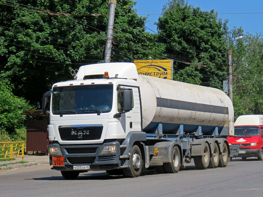 Кировская область, № Х 333 ОА 43 — MAN TGS 19.400