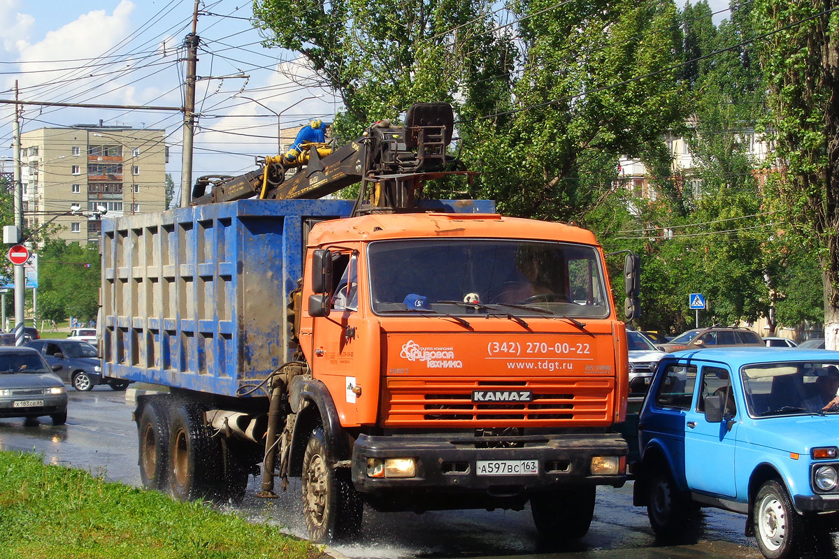 Самарская область, № А 597 ВС 163 — КамАЗ-65115-D3(97)