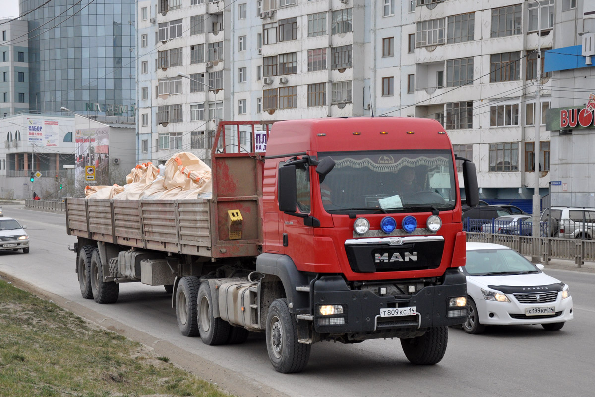 Саха (Якутия), № Т 809 КС 14 — MAN TGS 33.480