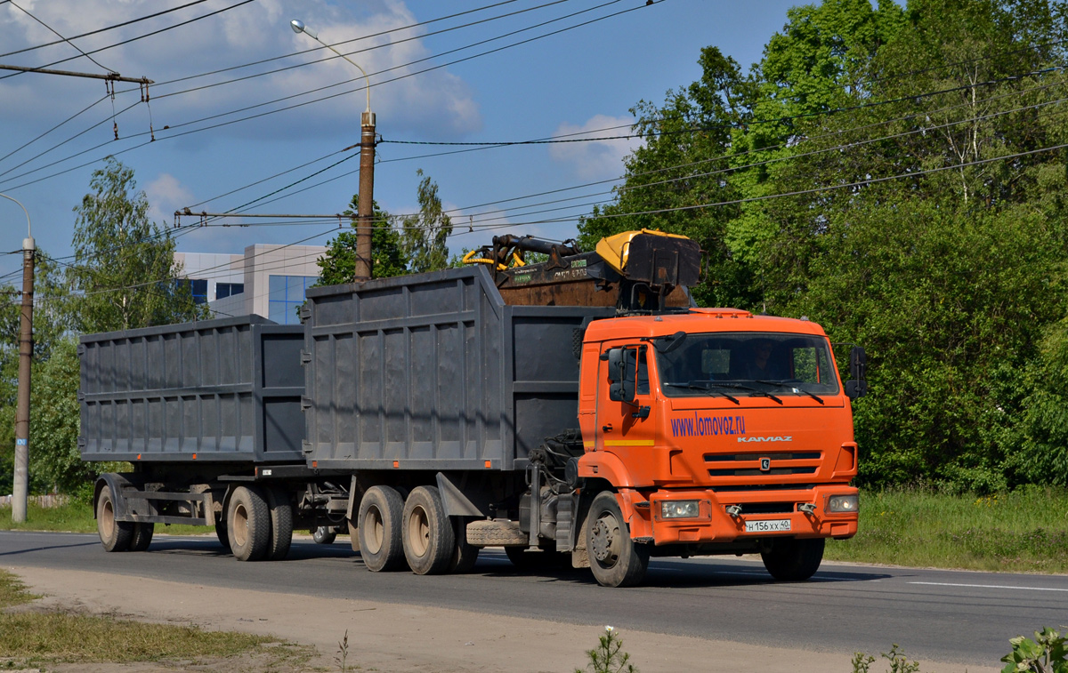 Калужская область, № Н 156 ХХ 40 — КамАЗ-65115-A4(23)