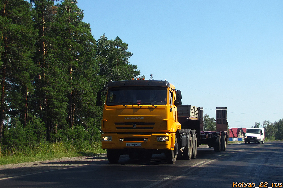Алтайский край, № В 549 ХВ 22 — КамАЗ-65116-A4(23)