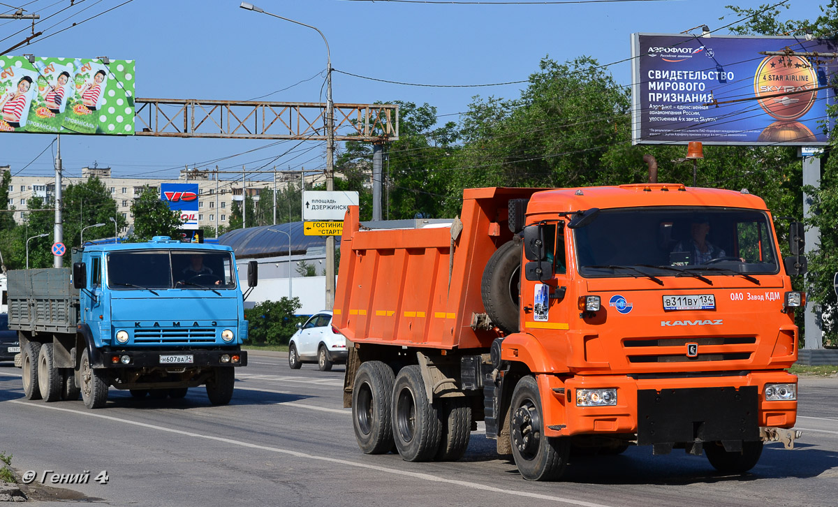 Волгоградская область, № Н 607 ВА 34 — КамАЗ-5320; Волгоградская область, № В 311 ВУ 134 — КамАЗ-65115-L4(19)
