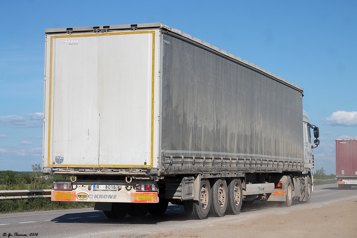 Латвия, № R-8016 — Krone SDP 27 Profi Liner / SDP 24