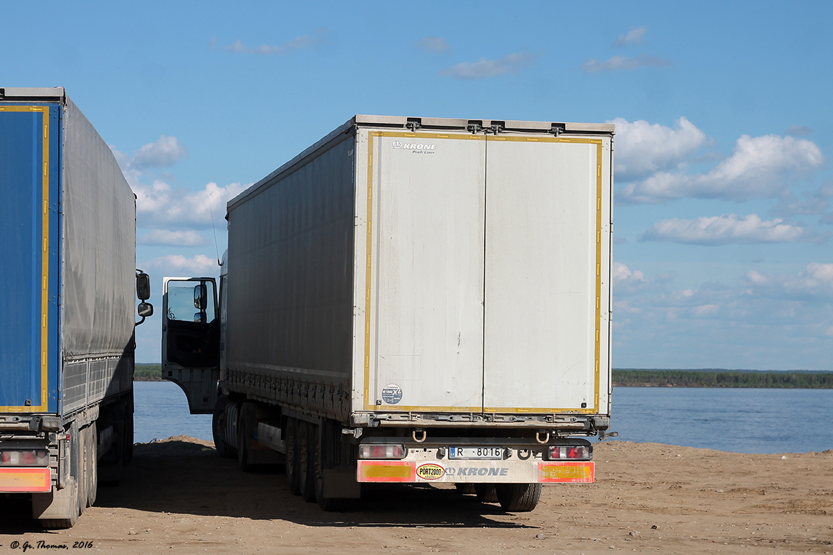 Латвия, № R-8016 — Krone SDP 27 Profi Liner / SDP 24