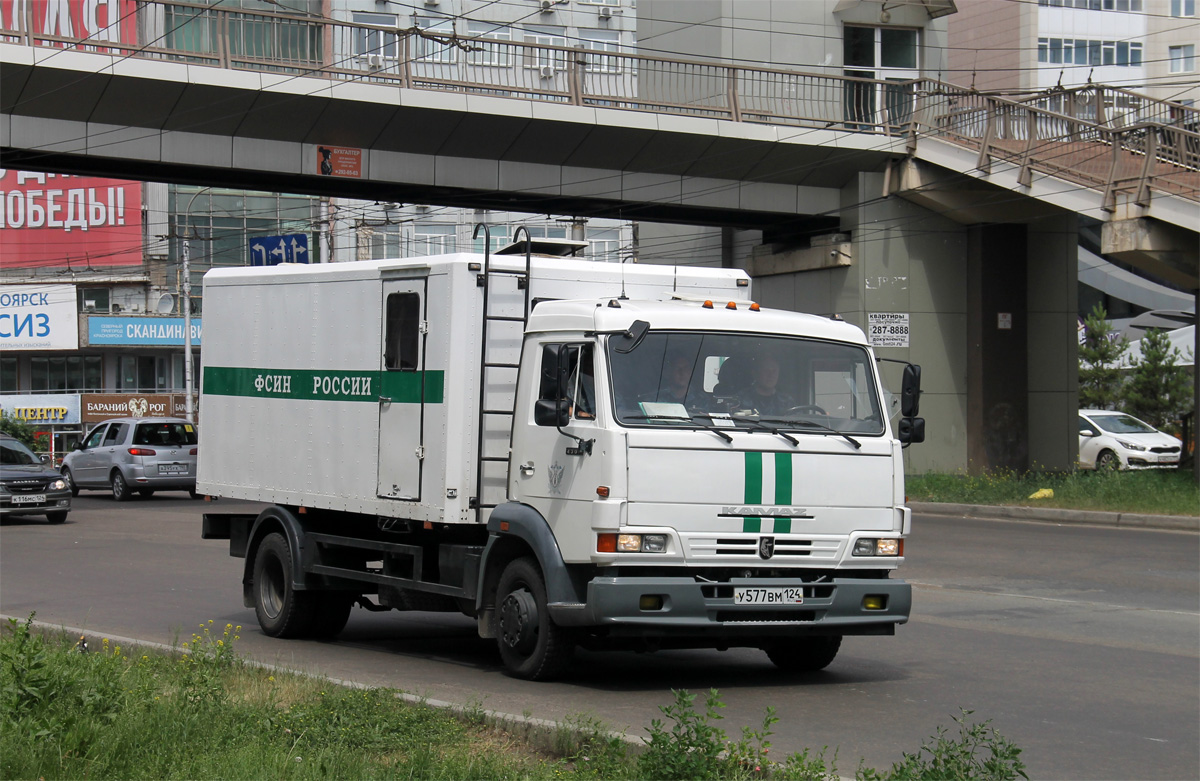Красноярский край, № У 577 ВМ 124 — КамАЗ-4308-H3(99)