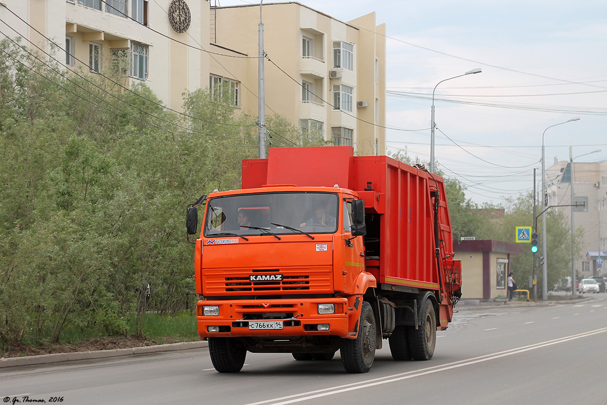 Саха (Якутия), № С 766 КК 14 — КамАЗ-53605-A5(48)