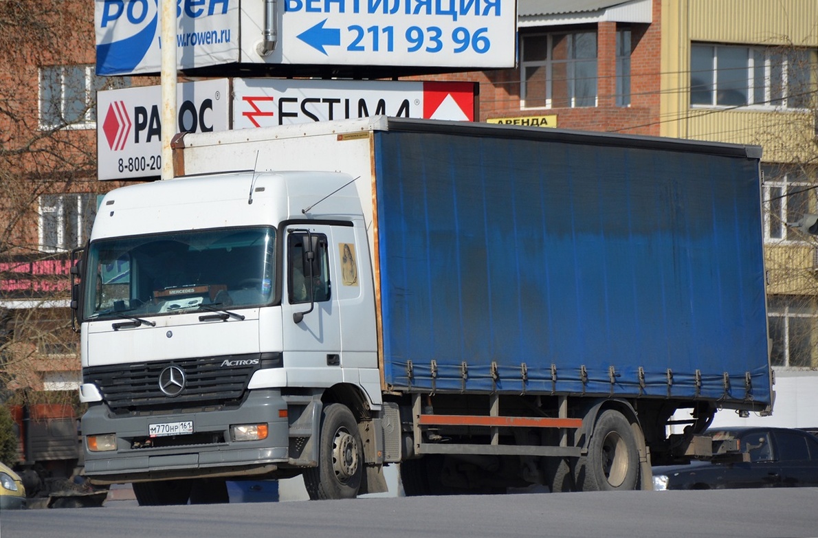 Ростовская область, № М 770 НР 161 — Mercedes-Benz Actros ('1997) 1835