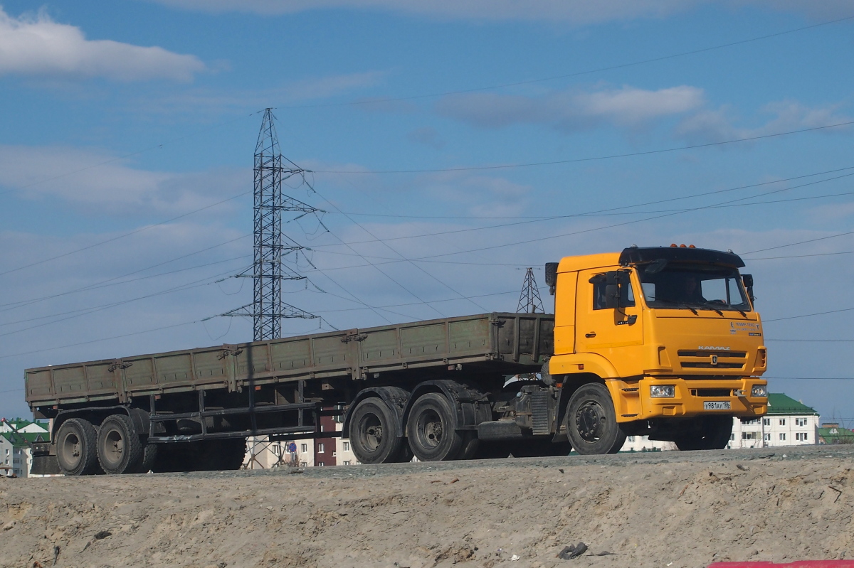 Ханты-Мансийский автоном.округ, № У 981 АУ 186 — КамАЗ-65116-A4(23)