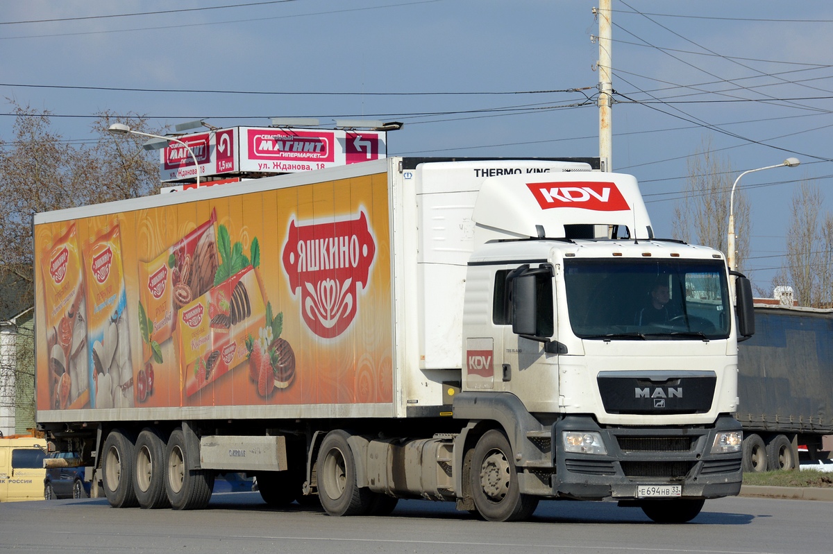 Владимирская область, № Е 694 НВ 33 — MAN TGS 19.400