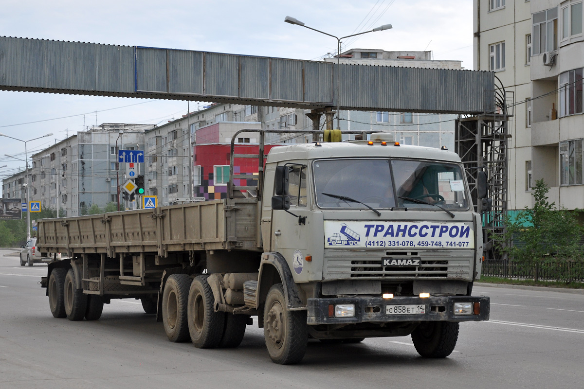 Саха (Якутия), № С 858 ЕТ 14 — КамАЗ-54115-15 [54115R]
