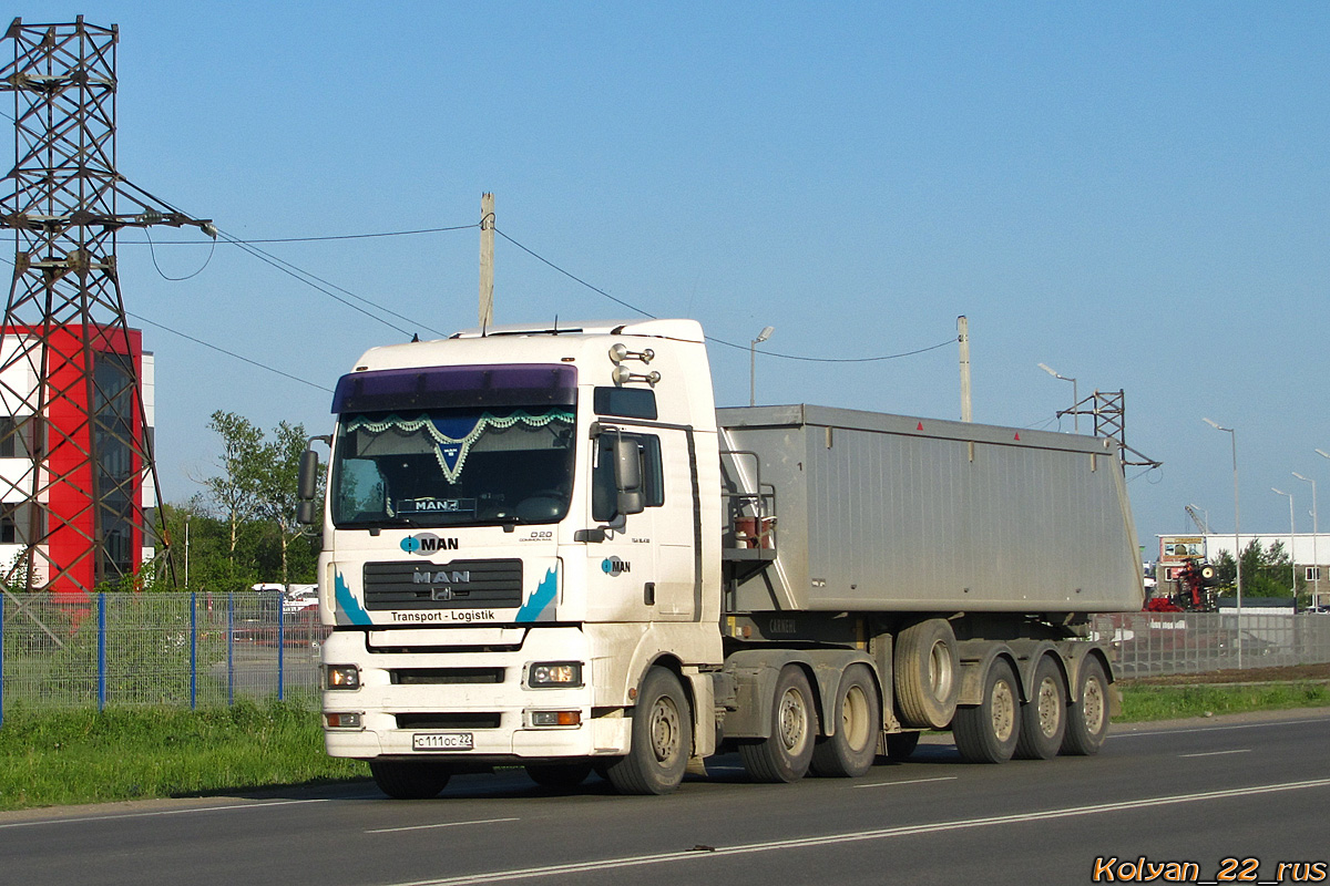 Алтайский край, № С 111 ОС 22 — MAN TGA 18.430