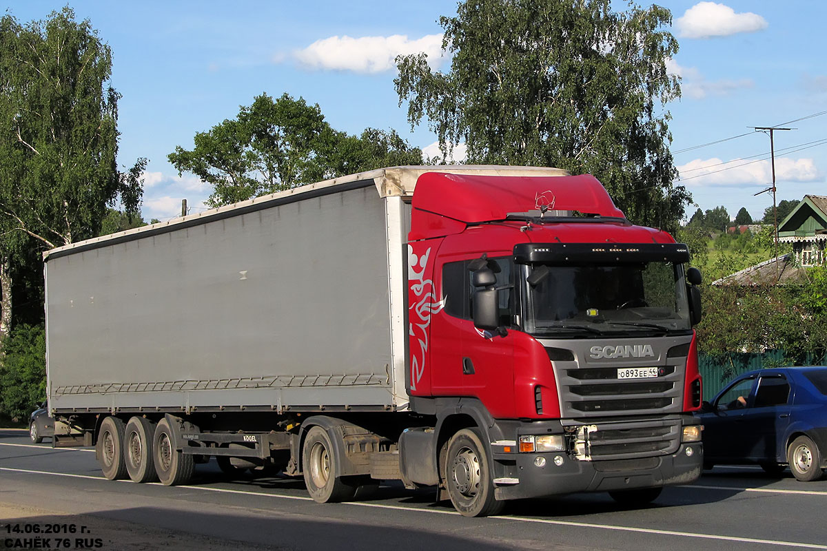 Костромская область, № О 893 ЕЕ 44 — Scania ('2009-2011, общая модель)