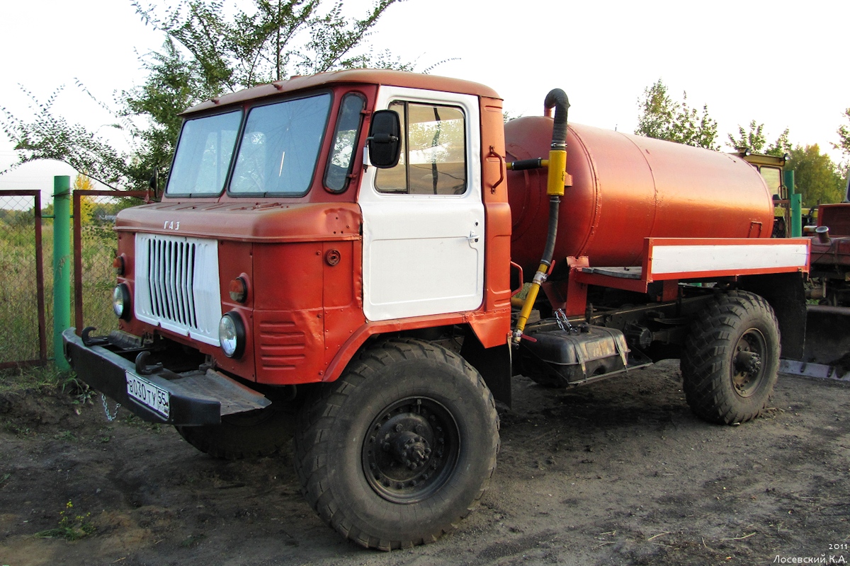 Омская область, № В 030 ТУ 55 — ГАЗ-66-11