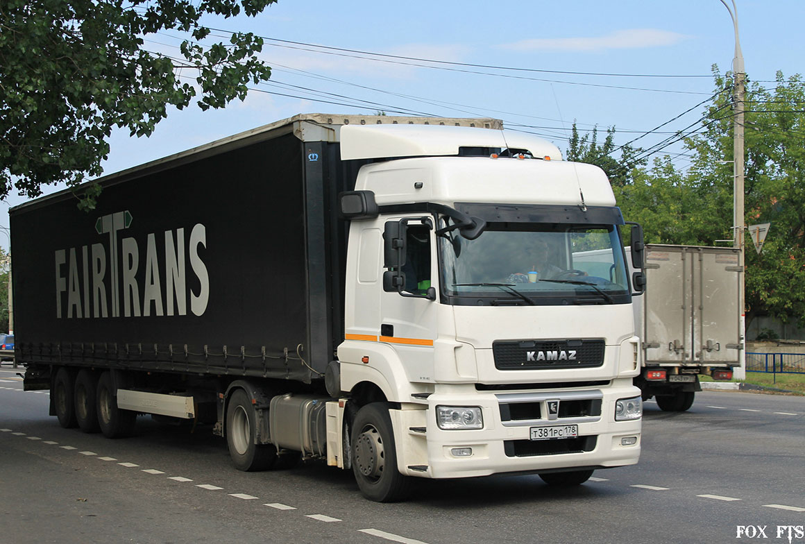 Санкт-Петербург, № Т 381 РС 178 — КамАЗ-5490-S5(87)