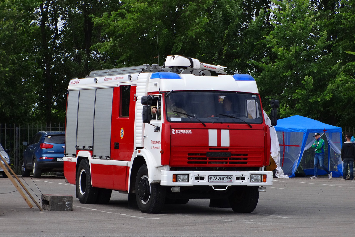 Башкортостан, № Р 732 МЕ 102 — КамАЗ-43253-A3(96)