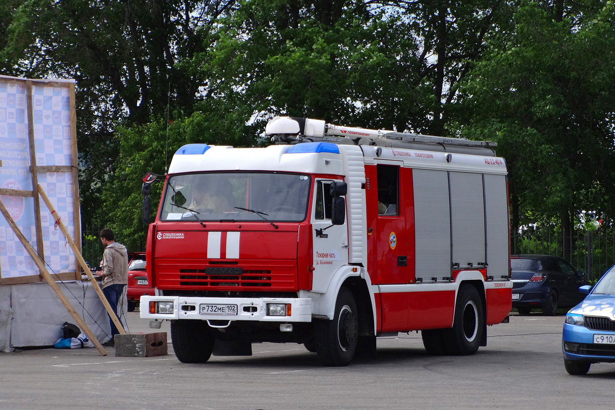 Башкортостан, № Р 732 МЕ 102 — КамАЗ-43253-A3(96)