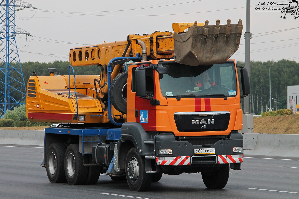 Москва, № С 821 НМ 77 — MAN TGS 26.320