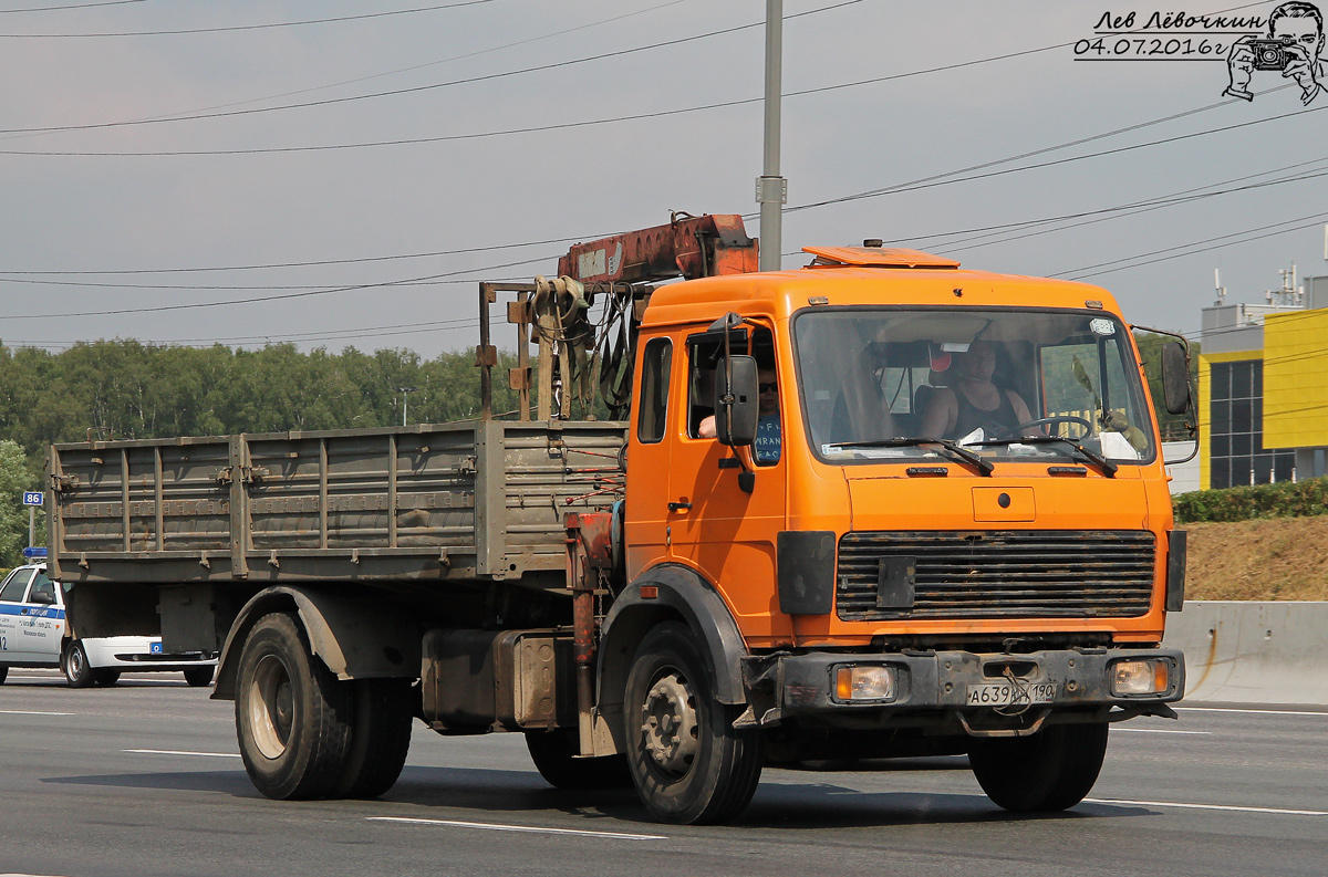 Московская область, № А 639 КН 190 — Mercedes-Benz NG 1625
