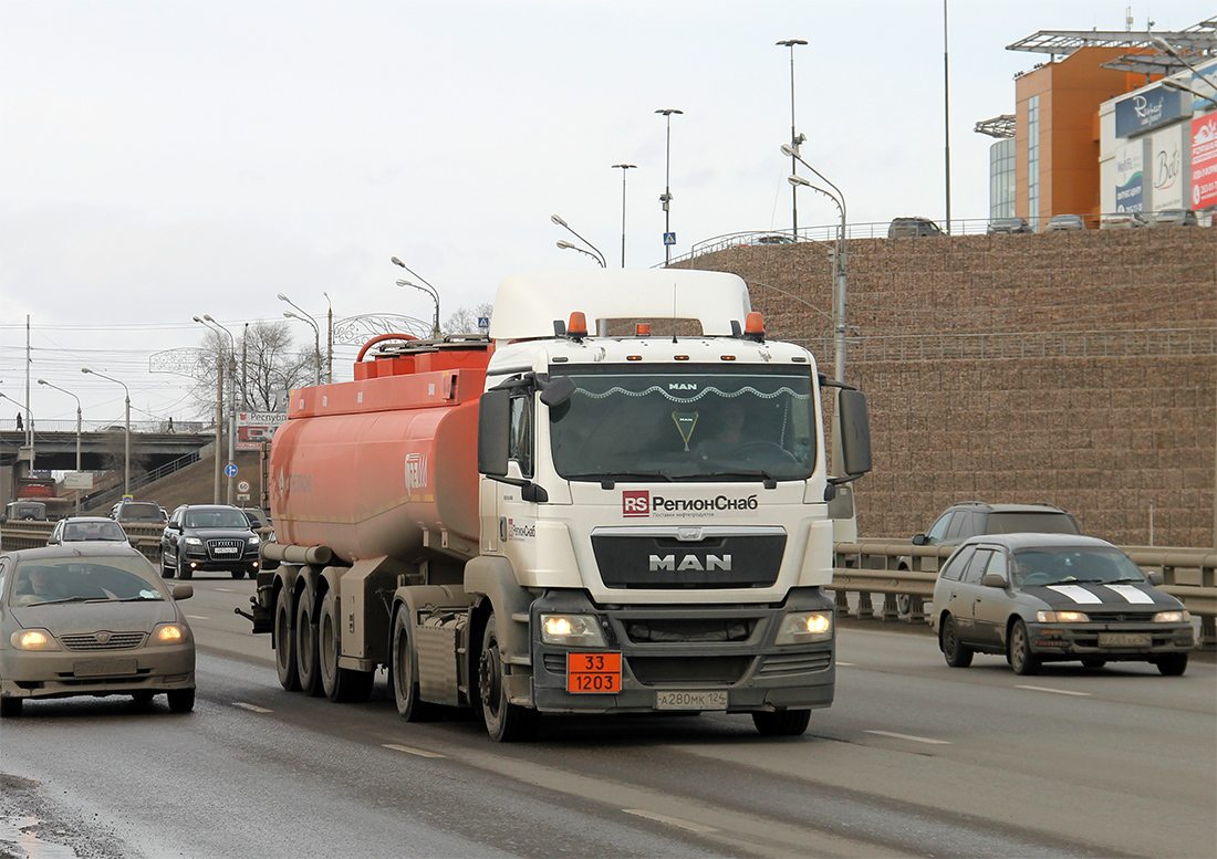 Красноярский край, № А 280 МК 124 — MAN TGS 19.400