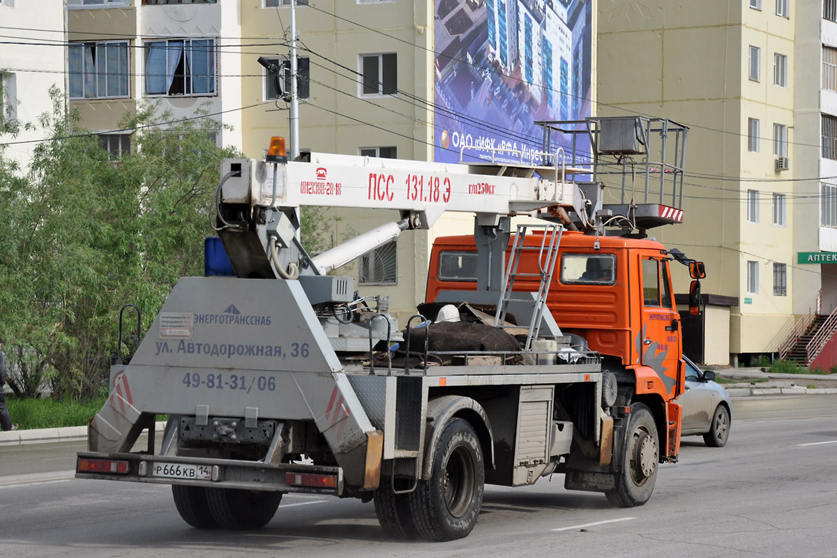 Саха (Якутия), № Р 666 КВ 14 — КамАЗ-43253-H3(99)