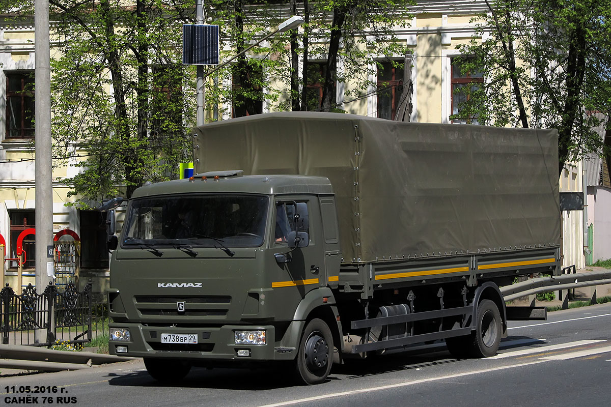 Архангельская область, № М 738 ВР 29 — КамАЗ-4308-R4(28)