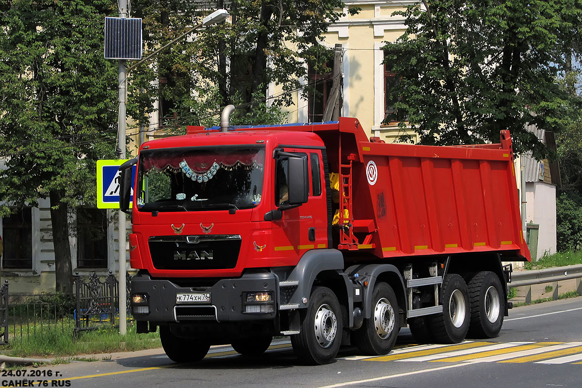 Ярославская область, № К 774 ХН 76 — MAN TGS 41.400