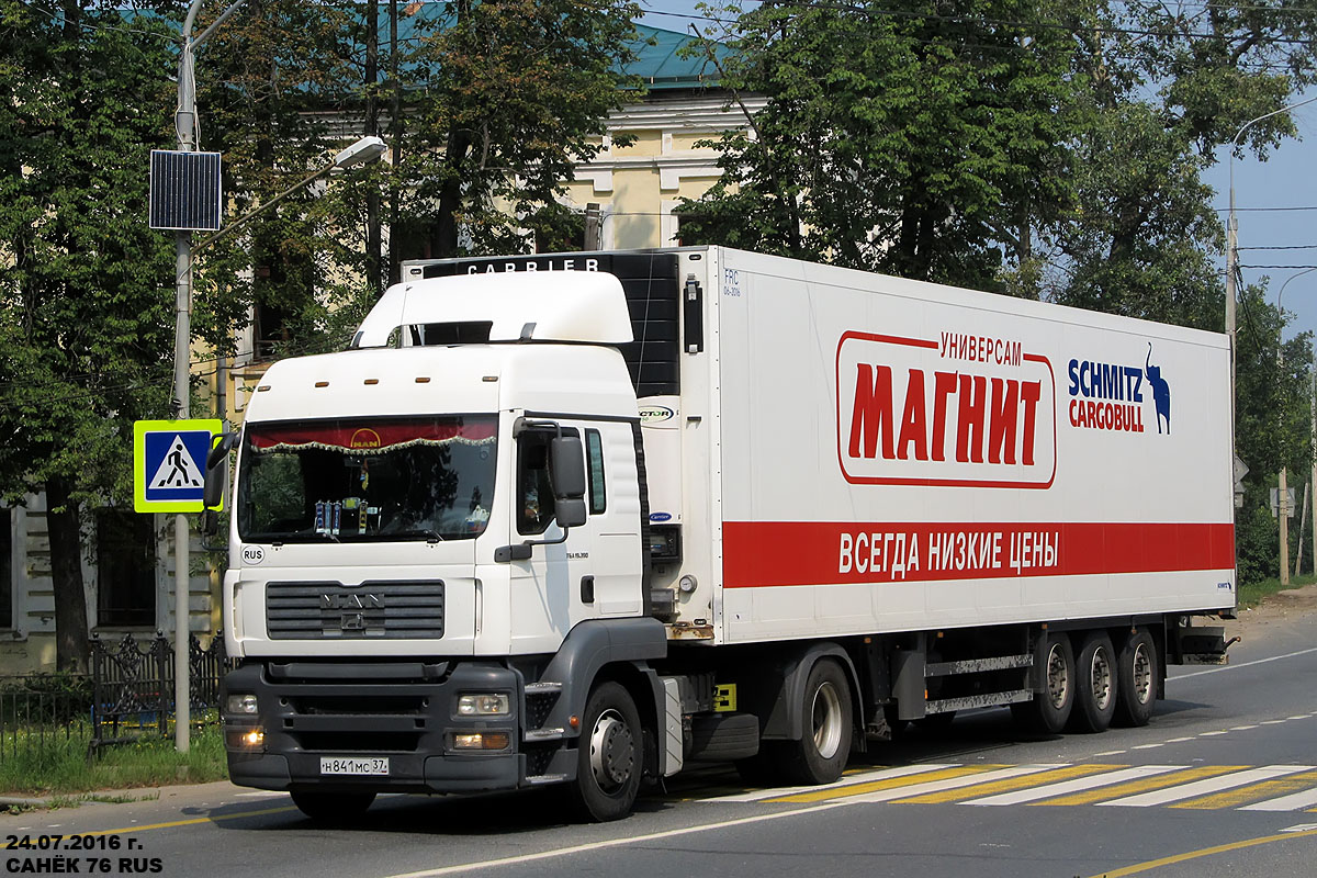 Краснодарский край, № Н 841 МС 37 — MAN TGA 19.390