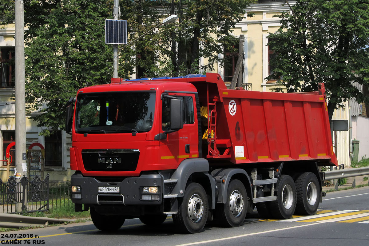 Ярославская область, № А 851 МН 76 — MAN TGS 41.390