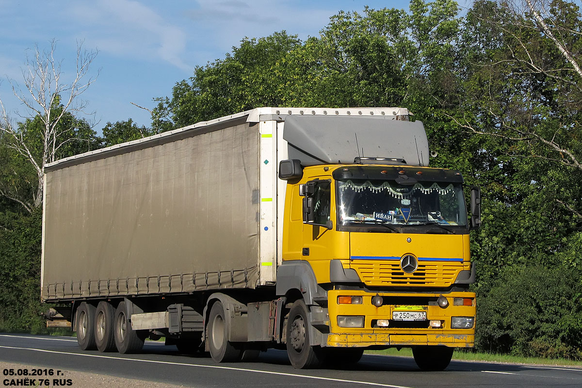 Смоленская область, № Р 250 МС 67 — Mercedes-Benz Axor 1840