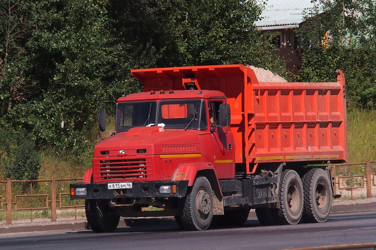 Курская область, № К 815 ВМ 46 — КрАЗ-65055