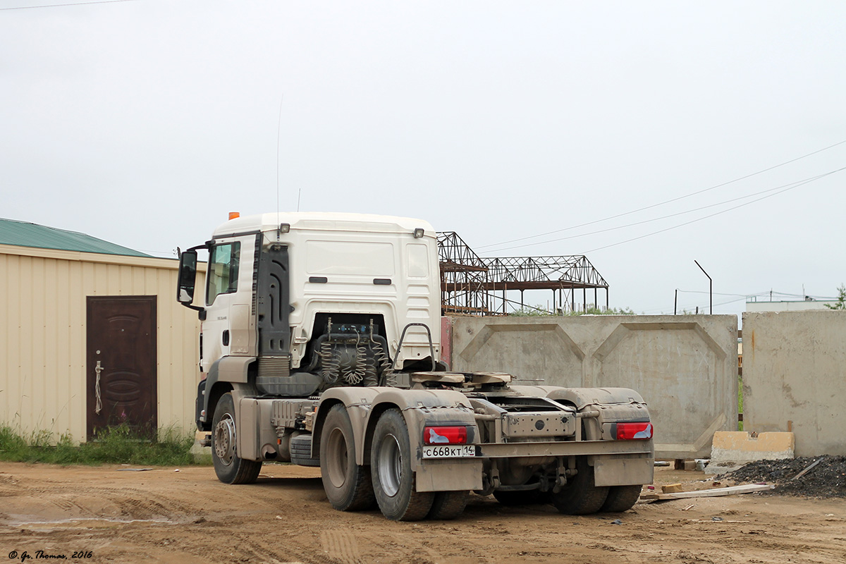 Саха (Якутия), № С 668 КТ 14 — MAN TGS 33.440