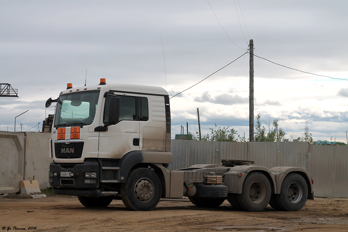 Саха (Якутия), № С 668 КТ 14 — MAN TGS 33.440