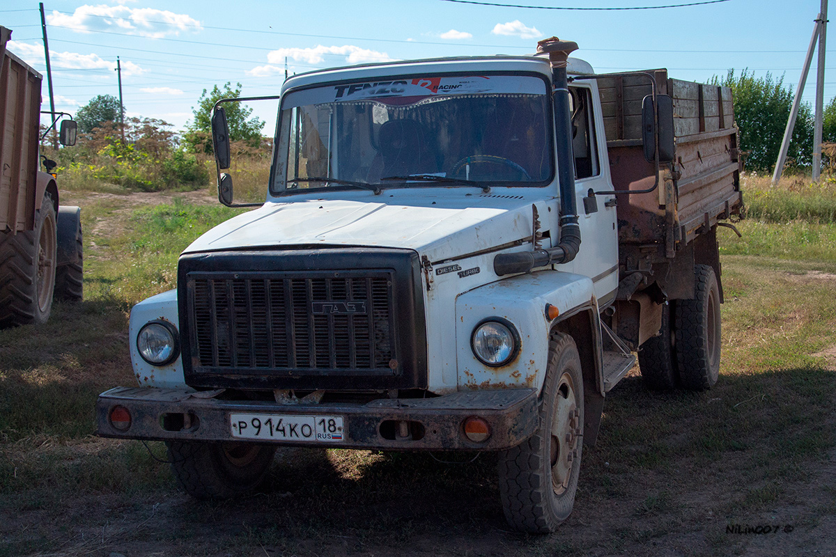 Удмуртия, № Р 914 КО 18 — ГАЗ-3309