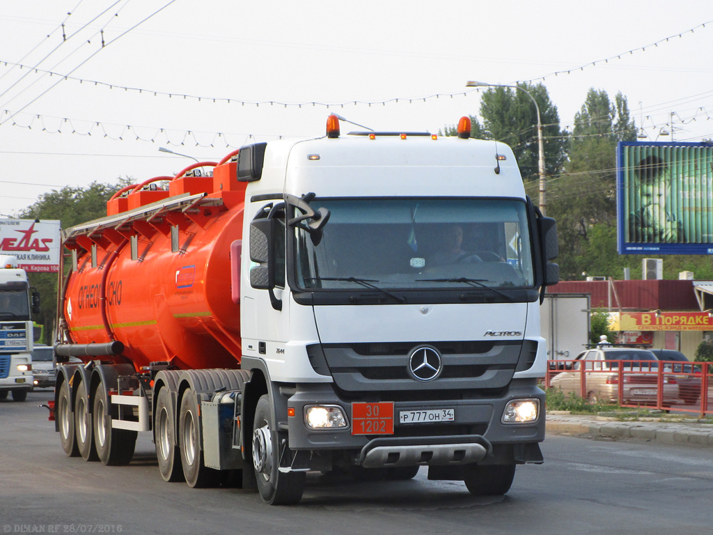 Волгоградская область, № Р 777 ОН 34 — Mercedes-Benz Actros '09 2644 [Z9M]