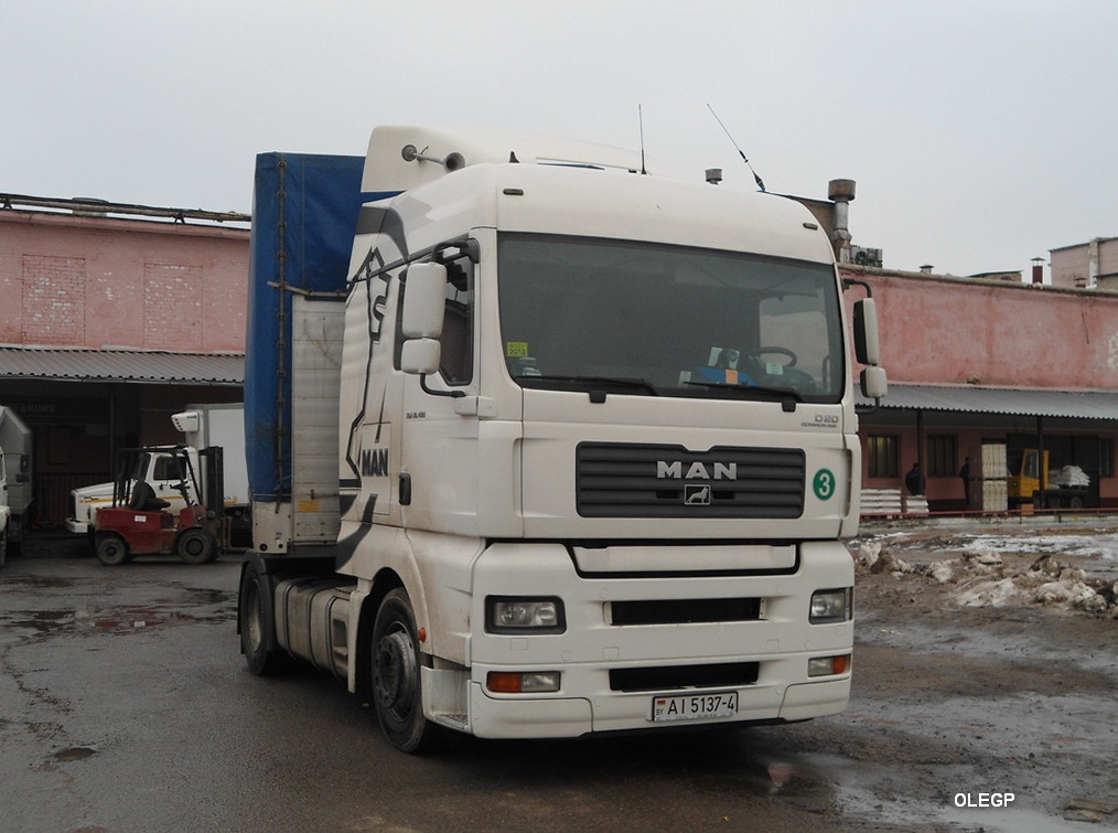 Гродненская область, № АІ 5137-4 — MAN TGA (общая модель)