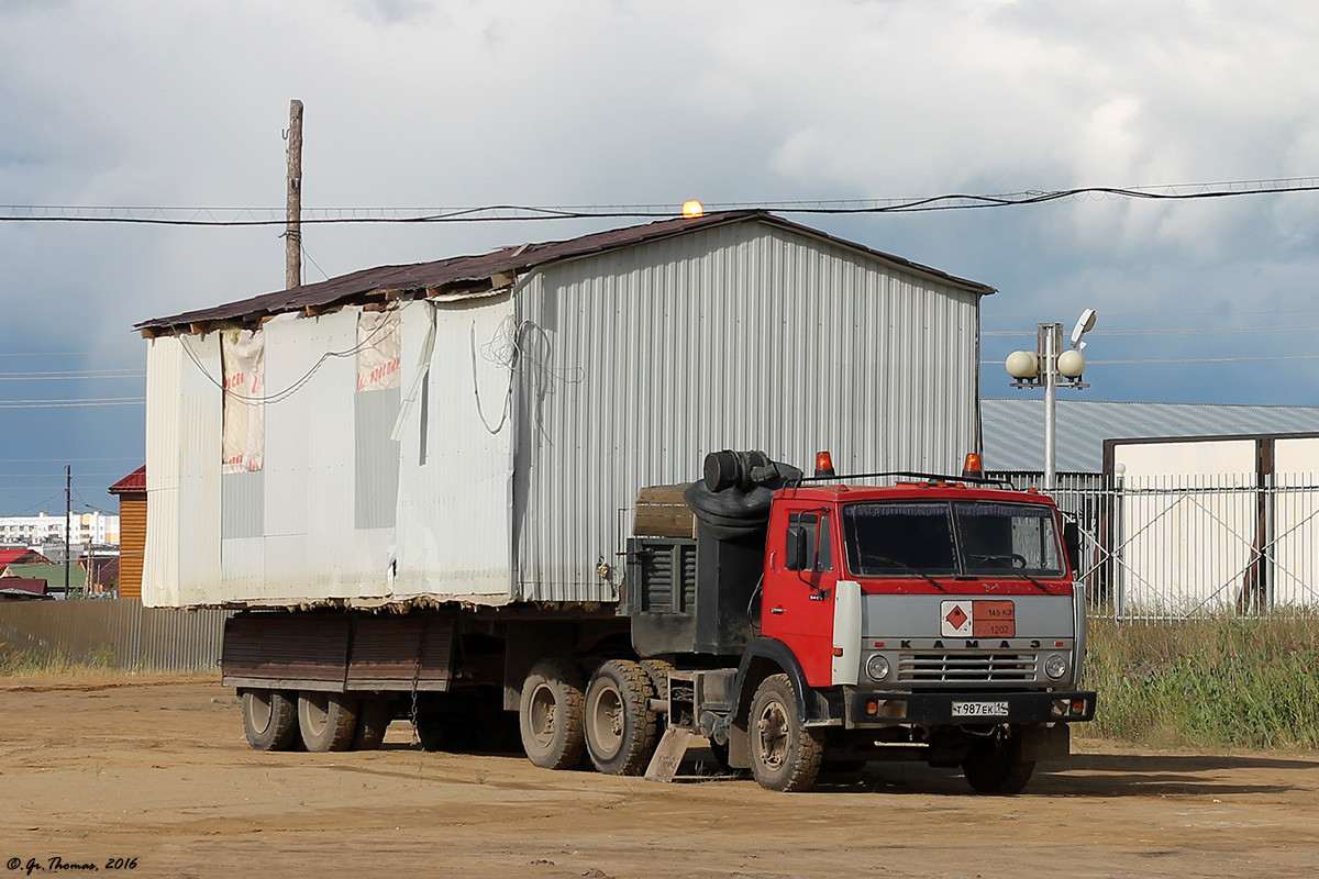 Саха (Якутия), № Т 987 ЕК 14 — КамАЗ-5511