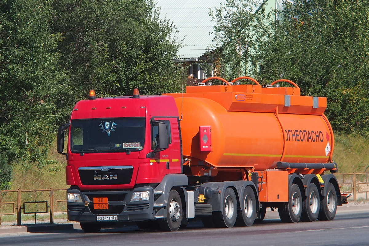 Ханты-Мансийский автоном.округ, № М 234 АВ 186 — MAN TGS 26.440
