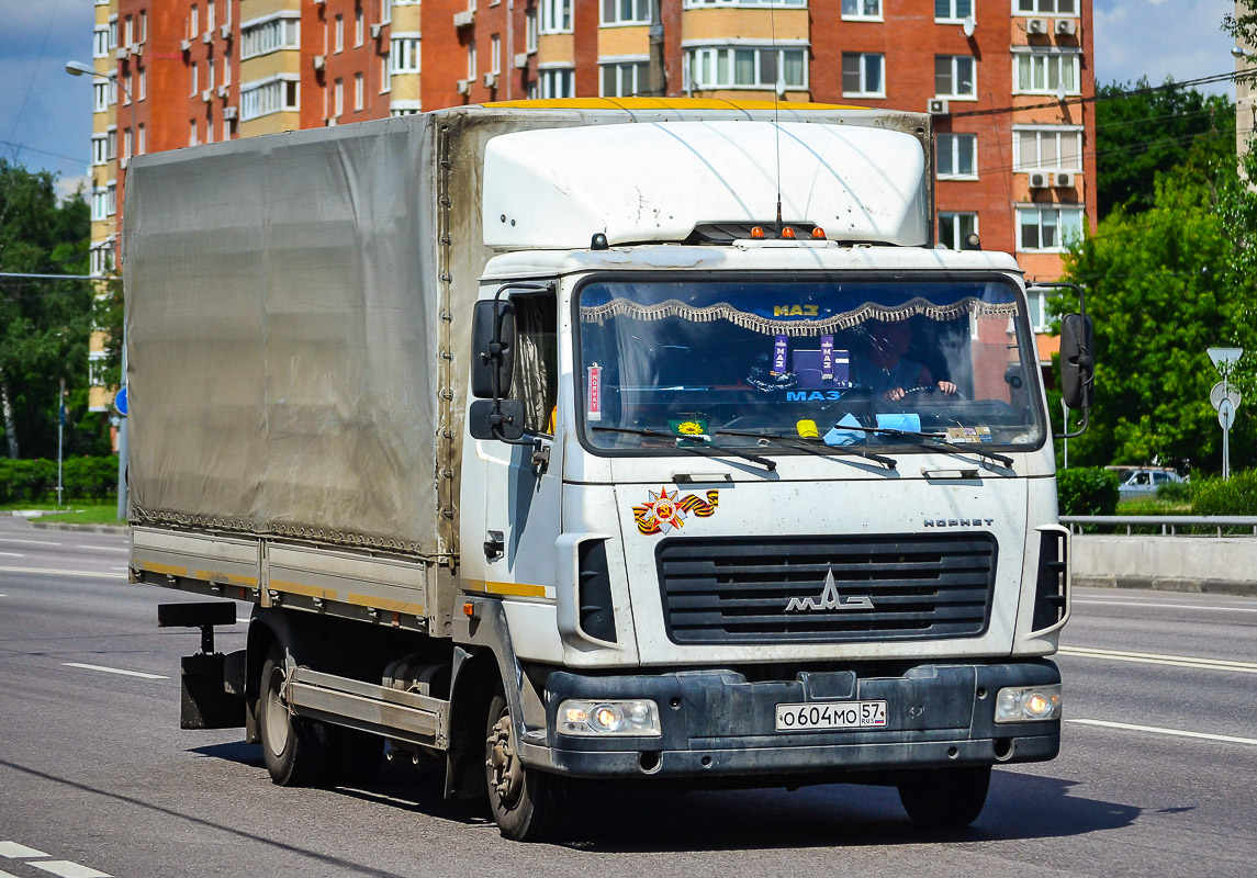 Орловская область, № О 604 МО 57 — МАЗ-4371P2