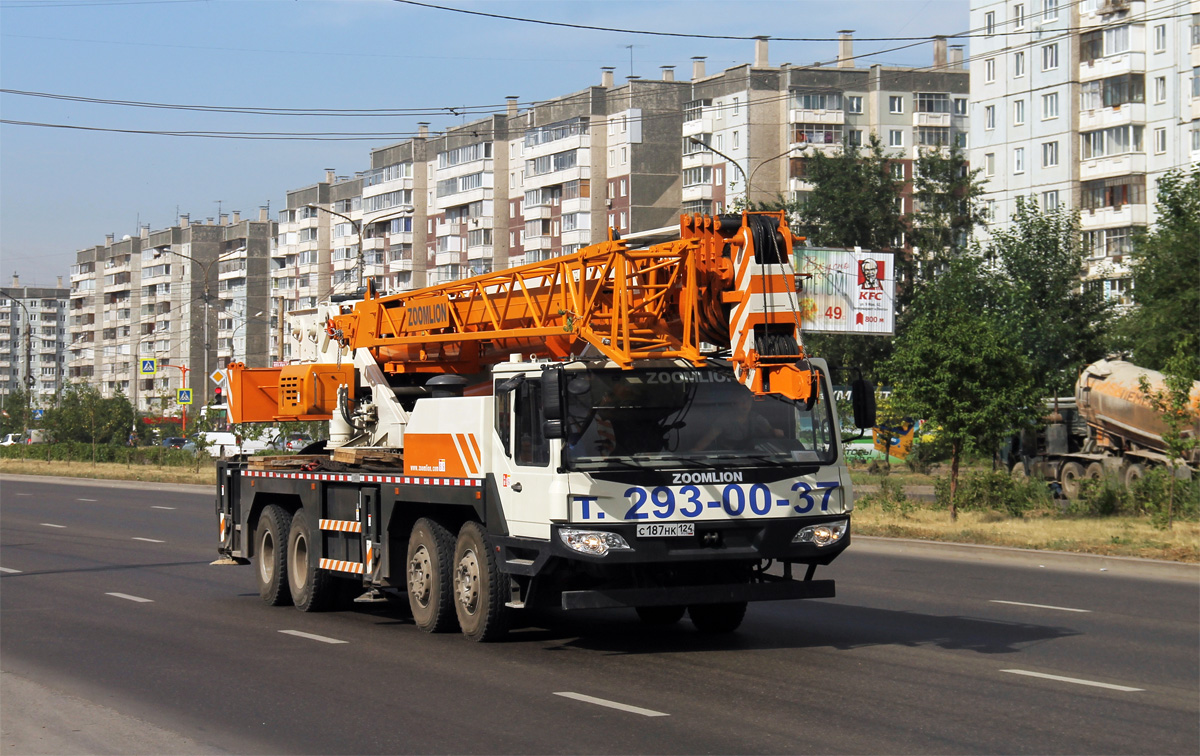 Красноярский край, № С 187 НК 124 — Zoomlion ZLJ5420JQZ55V