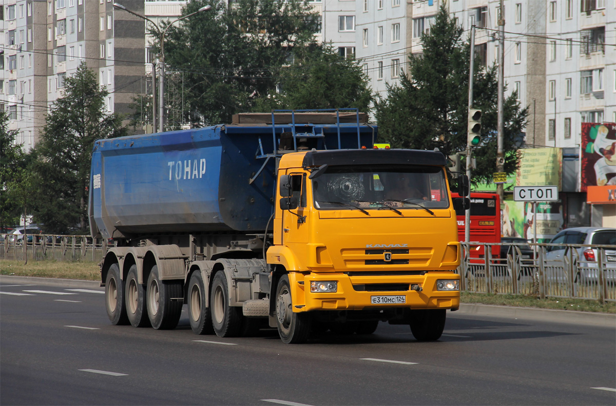 Красноярский край, № Е 310 МС 124 — КамАЗ-65115-N3(78)