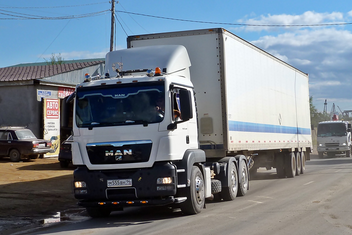 Саха (Якутия), № М 555 ВН 14 — MAN TGS 33.440